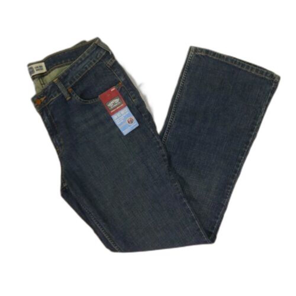 Misses Signature By Levi Strauss & Co. Low Rise Boot Cut Sz 12 Medium Blue Jeans